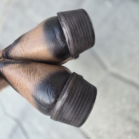 Roper Western Boots Womens 6.5 Ankle Shorty Dusty Brown - Picture 10 of 14